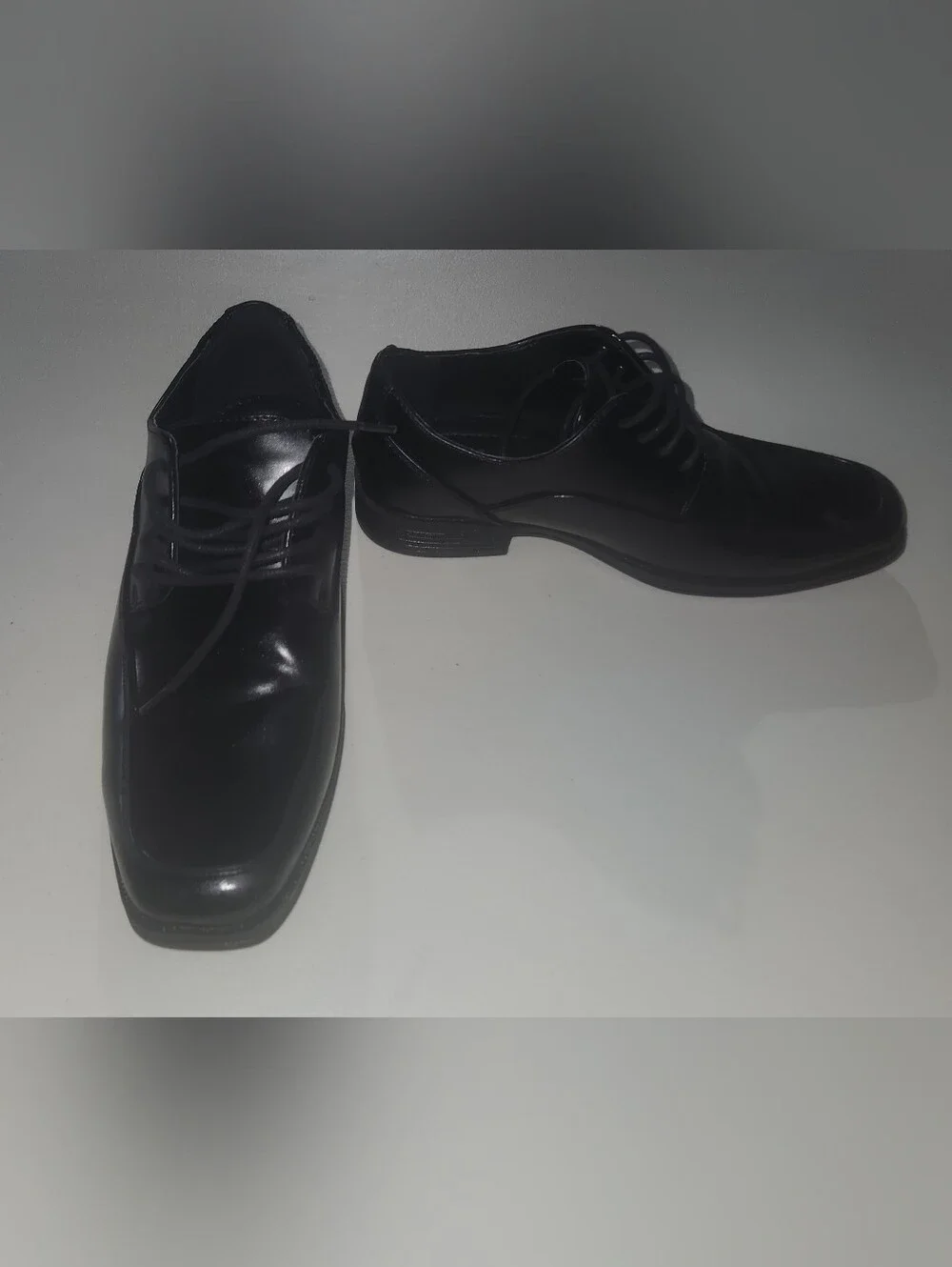 Men's Dexter Black Lace-Up Dress Shoes Size 7